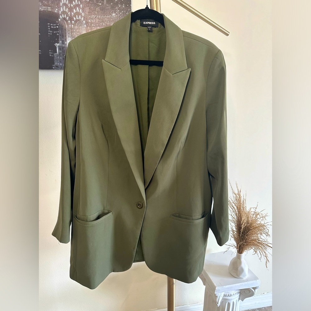 EXPRESS Olive Green Blazer